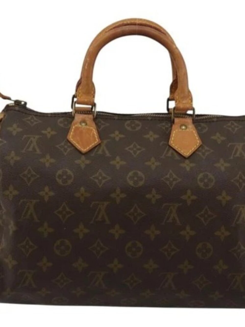 LOUIS VUITTON Monogram Speedy 30 Hand Bag M41526 LV Auth 176936 - Picture 2 of 16